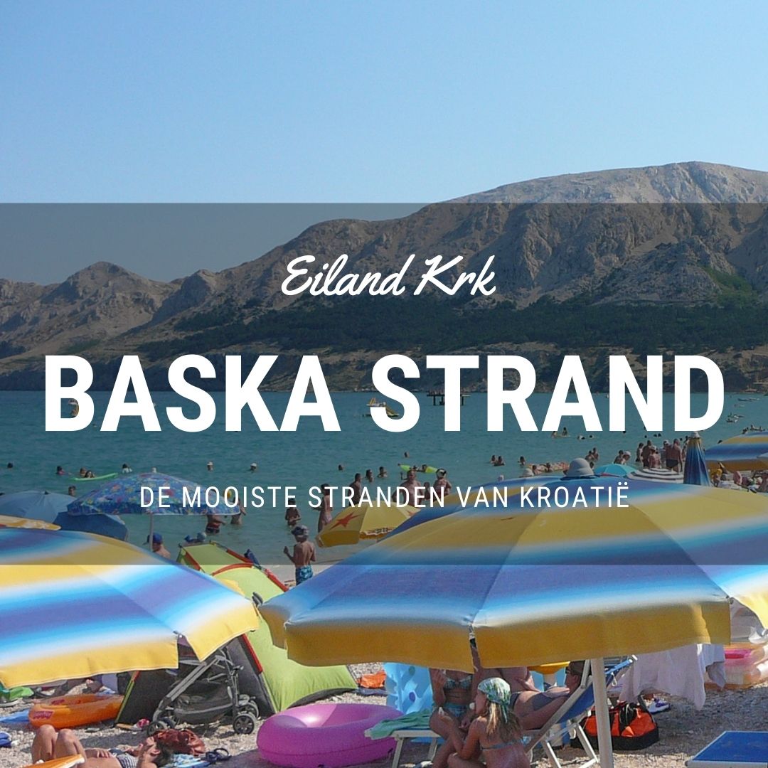 Baska Strand op het eiland Krk