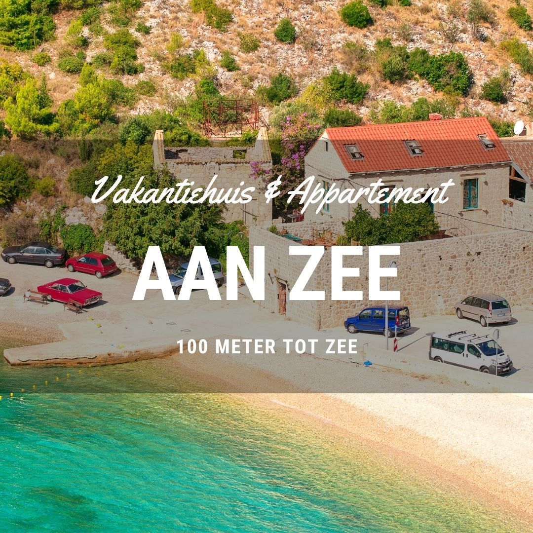 vakantiehuis op 100 meter van zee in Kroatië