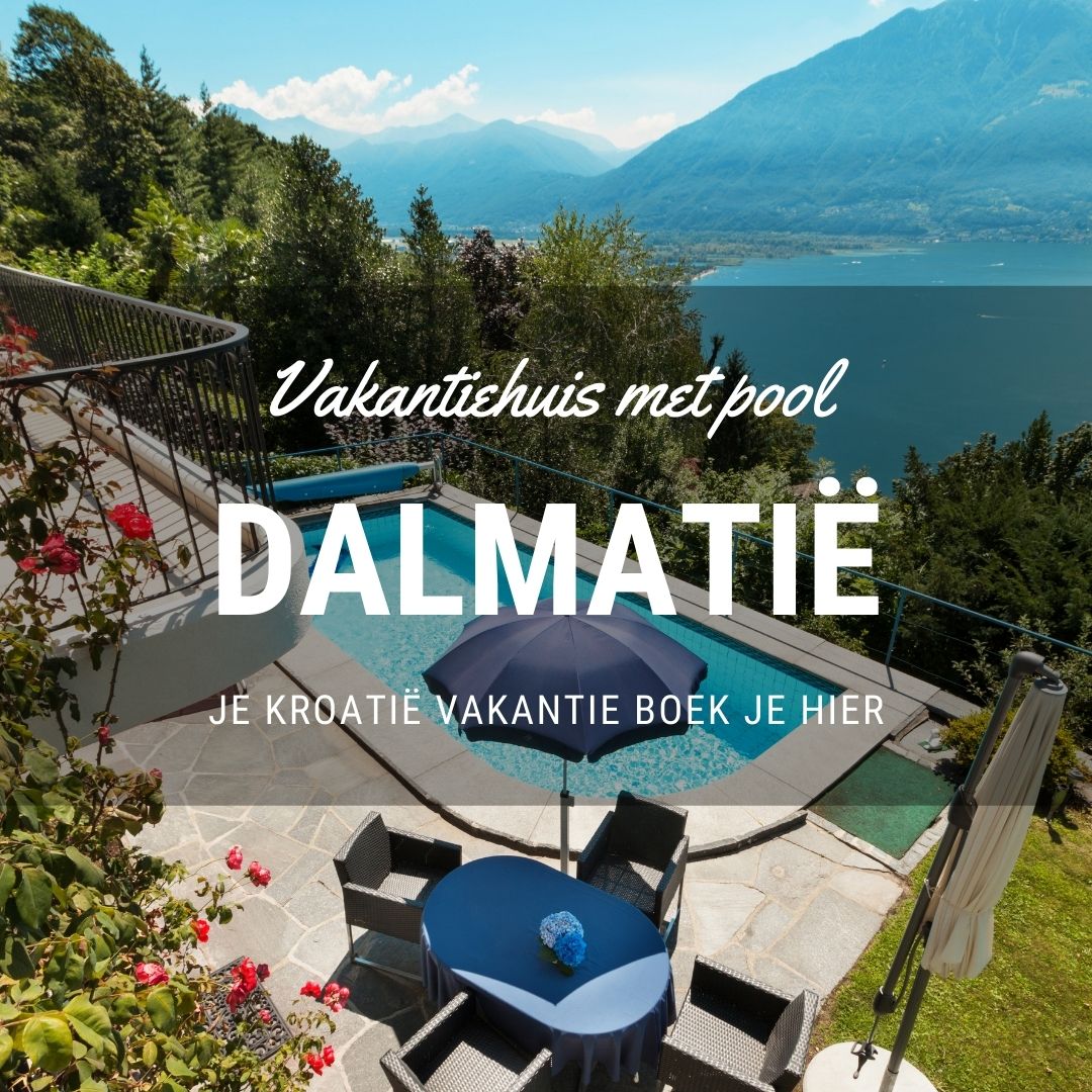 vakantiehuis met zwembad in Dalmatië