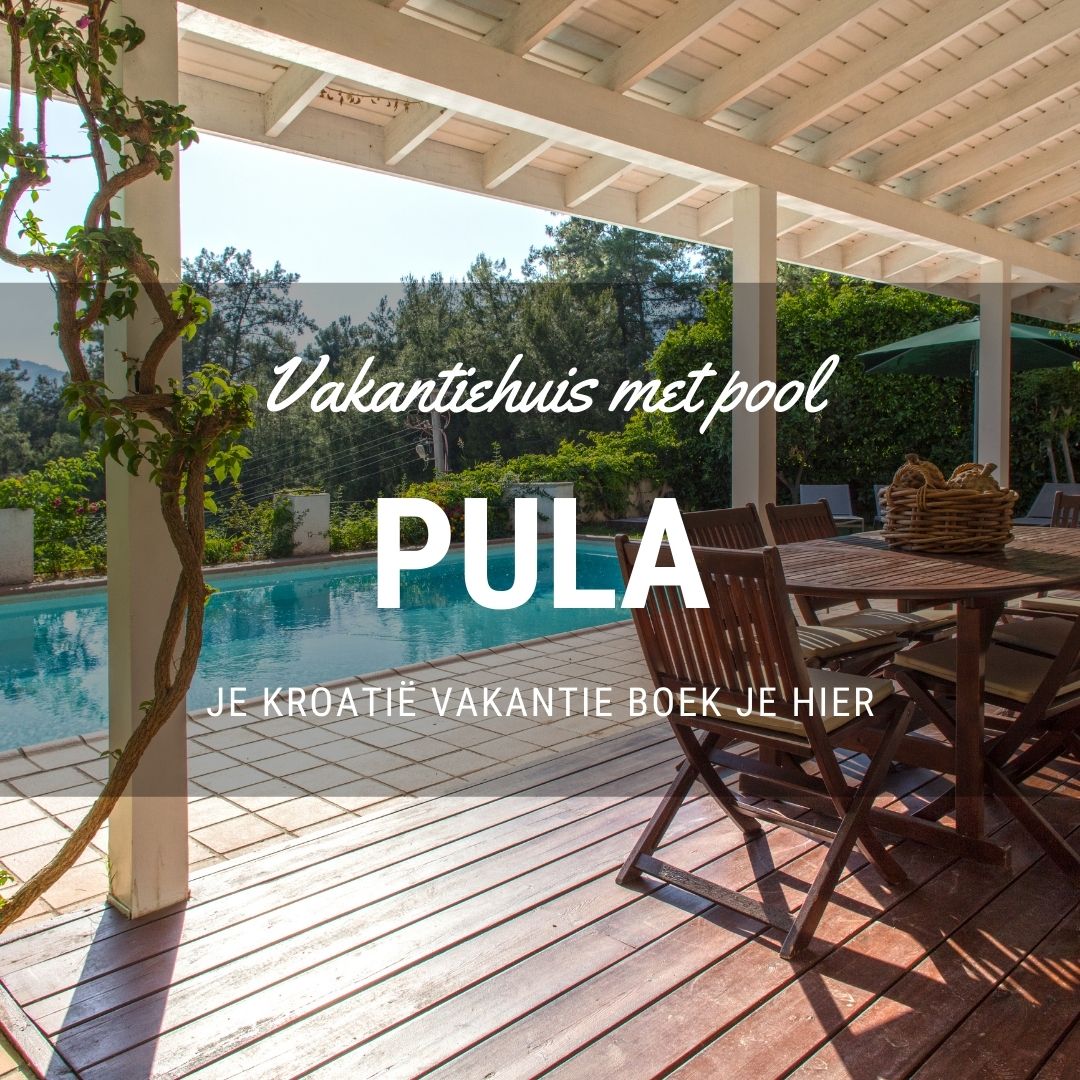 vakantiehuis Pula met zwembad